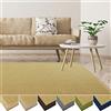 Casa Pura® - Tappeto ecologico in sisal, antiscivolo e resistente, ideale per salotto, camera e cucina, colori assortiti, Sisal, ecru, 120x180cm