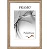 FRAMO Cornice foto maison de campagne 25 x 35 cm in legno massello | Marrone | Colore/dimensione selezionabile | Cornice antica d'epoca retrò N°084