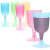 com-four® 16x Coppe vino riutilizzabili, bicchieri vino plastica multiuso