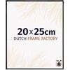 Dutch Frame Factory - Cornice 20x25 cm - Nero Opaco - Cornice per foto in Plastica con vetro plastico Antiriflesso - Cornice portafoto 20x25 cm - Easy