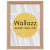 Wallazz Cornice Portafoto in Legno Pregiato - Made in Italy - Vetro Sintetico Infrangibile Crilex - Disponibile in Diverse Varianti - Design Italiano e Qualità Artigianale,20x30cm profilo Tortora