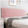 uyeoco Copertura per Testiera per Letto Copri Testata Letto Matrimoniale/Singolo Premium Imbottita Elastica Copritestata Letto Velluto Fodera Protezione Anti-collisione Cuscino