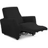 Morbidissimi Copripoltrona Relax Comfort Elasticizzato Z440 Nero