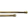 SOFFICIOSO Set 2 Bacchetta Tenda Estensibile Astina A Pressione con Molla Varie Misure 60-80 Oro