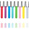 FITULABO Collana masticabile per bambini sensoriali, 8 giocattoli per dentizione per bambini, giocattoli sensoriali da masticare per bambini autistici, ADHD, bambini e adulti (a forma di diamante)
