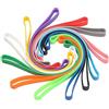 Lahviuu Elastici in Silicone,12 pcs Elastici Colorati Avvolgenti Banda Fascia Elastica Fasce Elastiche in Gomma Siliconica per Arte,Scuola,Casa,Ufficio,Cartelline,Libri(12 Colori)