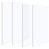 OTCRAFT 4 pezzi/2 paia di cuscinetti da taglio standard per fustellatrice; piastre da taglio in plastica in policarbonato trasparente, piastre da taglio per goffratura (21,5 x 16,5 x 0,3 cm)