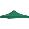 Keketa Tetto di ricambio per gazebo, copertura per gazebo, tenda da giardino, copertura per gazebo, copertura per gazebo, resistente ai raggi UV e all'acqua, 3 x 3 m, verde, 270 g/m²