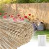 UISEBRT Tappetino frangivista in canna, 6 misure, 180 x 300 cm, per balcone, terrazza, giardino