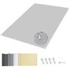 DSRDRFG Telo Ombreggiante con occhielli 0.5x7M Vela Ombreggiante Impermeabile, Rettangolare Tenda a Vela per Esterno, Protezione UV 95% per Terrazza, Balcone, Veranda, Piscina, Grigio chiaro