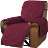 Generico Reversible Sofa Covers for Relax Chair 1/2/3 Seater Non-Slip Waterproof for Reclining Sofas Quilted Sofa Covers with Storage Pockets