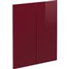 Vicco Frontale cucina R-Line, Rosso lucido, 59.2 x 71.3 cm frontale del mobile per mobile base, adatto per armadi da cucina R-Line per un montaggio semplice