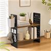 anrekl Portaspezie Salvaspazio, Organizer Cucina Dispensa, Può fungere da scaffale salvaspazio cucina, Viene fornito con ganci e scatola di immagazzinaggio, 40×15×40cm, A-Nero