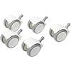 Topstar Topstar S'Neaker - Set di 5 ruote per sedia da ufficio, diametro 50 mm,