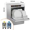 Lavastoviglie Professionale Top Line Elettronica con Display, Cesto 50x50, Break Tank e Pompa di Scarico - Trifase