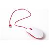 RASPBERRY PI Mouse Raspberry Pi Foundation Bianco/Rosso
