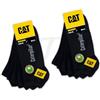 CAT 10 paia di calzini CATERPILLAR SNEAKERS SNEAKER - Sneaker da lavoro, traspiranti, alla caviglia, EU 39-42, 43-46, 47-50, 10 paia di colore nero, 43-46