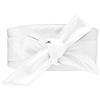 Generic Cintura larga in pelle da donna Obi Cintura da annodare da sé Cinch cintura avvolgente bowknot cintura colore brillante per vestito, Bianco, Taglia unica