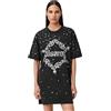 AllSaints Abito da Donna a Goccia, Nero Slavato, M