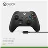 Microsoft Controller Xbox Wireless + Cavo USB-C (Nero- Series X/S- One- Windows 10)