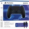 Sony Interactive Entertainment Controller Wireless DualSense Midnight Black (PC/PS5) + Cavo USB