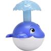 Simba- ABC Balena Mobile con Fontana d'Acqua Estraibile per Diverse velocità di Oscillazione, Impermeabile, Anche per la Vasca da Bagno, 11 cm, a Partire da 6 Mesi, Colore Blu, 104010049