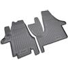 Element Set di Tappetini Auto in Gomma TPE 3D per Volkswagen Transporter/Multivan/Caravelle | Solo Anteriori | T5/T6 | 2003-2024 | 100% Adatti Perfettamente, Gomma Auto Robusti