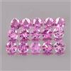 6x6 MM - AAA Naturale Ceylon Zaffiro Rosa Loose Rotondo Gemma Taglio Lotto - 1
