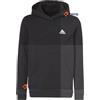 Adidas Unisex Kids Felpa Entrada 22 Con Cappuccio Nera Taglia 11-12 Anni 11-12