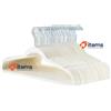 Amazon Basics Grucce Slim In Velluto Antiscivolo - Confezione Da 50, Avorio