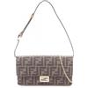 FENDI Borsa a tracolla FENDI Baguette Zucca catena 8M0498A98PF0A6E tela pelle NUOVA