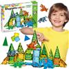 Woopie Mattoncini magnetici da costruzione Set educativo 3D Animali della giungla 45 pezzi.