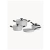 BergHOFF Batteria di pentole con rivestimento antiaderente Glints, set di 7