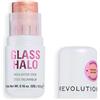 Revolution Beauty London Revolution Glass Halo Highlighter Stick, Con Peptidi & Vitamina E per un Glow Luminoso e Naturale, Rose Glow, 4.5g