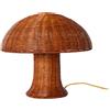 HK LIVING - Lampada da tavolo Rattan - Marrone - Midollino
