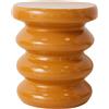HK LIVING - Tavolino d'appoggio Allure - Marrone - Terracotta smaltata