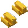 Homeponnew Terminale connettore PCB BL1850/BL1830 per scheda di protezione della carica della batteria agli ioni di litio Makita 18V - Giallo, Plastica, confezione da 1/2/5