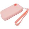 Générique Astuccio da trucco impermeabile in silicone - custodia compatta per cosmetici, piccola borsa con cerniera, portachiavi multiuso | organizer portatile per accessori da donna