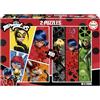 Educa - Set di 2 puzzles per bambini con 100 pezzi. Ladybug. Misura: 40 x 28 cm. Raccomandato 6 anni (19969)