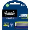 Wilkinson Sword - Testine Hydro 5 Sensitive per rasoio, confezione da 4