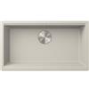 Elleci Lavello Elleci Incasso 1 vasca 75 x 43,5 Time Undermount 130 Granitek Bianco Soft LG213039BSO