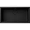 Elleci Lavello Elleci Incasso 1 vasca 75 x 43,5 Time Undermount 130 Granitek Nero LG213040BSOBKM