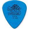 Jim Dunlop 418P1.0 Plettri in Tortex, Spessore da 1 mm, 12 Pezzi, Blu