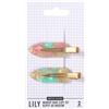 Sister Young LILY PINK GREEN Fermacapelli 2 pz.