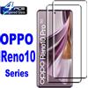 Leeshionz 1/4 pezzi in vetro temperato 3D per OPPO Reno 10 10Pro 5G pellicola proteggi schermo in vetro
