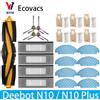 ECOVACS Per ECOVACS DEEBOT N10 N10 PLUS Robot Aspirapolvere Spazzola Laterale Principale Filtro Hepa Mop Panno Sacchetto per la Polvere Parti di Ricambio