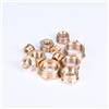 NONE Raccordo per tubo riduttore con boccola esagonale in ottone 1/8 1/4 3/8 1/2 3/4 F a M filettato riducendo connettore accoppiatore adattatore gas acqua in rame
