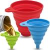 NONE Imbuto motore per auto Imbuto liquido universale in silicone Rondella Cambio liquido Imbuti pieghevoli portatili per cambio benzina olio motore automatico