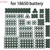 NONE 2P 3P 4P 5P 6P Hollow Solid 18650 Batteria agli ioni di litio Guarnizione isolante positiva Adesivo Guarnizione isolante in pizzo di carta d'orzo delle Highland
