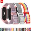 PEO Anello in nylon per Xiaomi Mi Band 7-7 nfc smartwatch cinturino sportivo Miband7 Correa braccialetto di ricambio smart band 7 6 5 4 3 cinturino